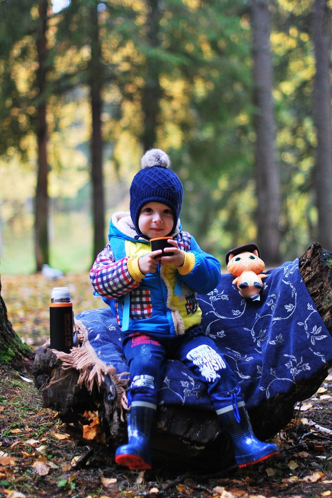 На прогулке