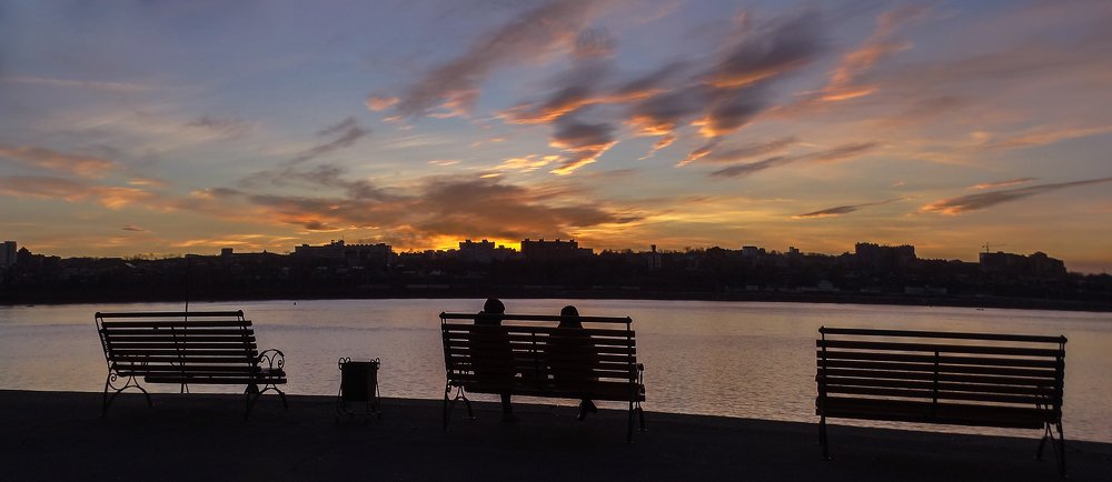 Вечерок на Ангаре.