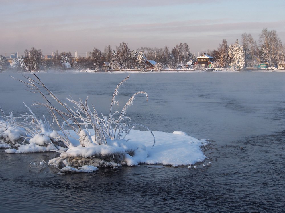 Зима на Ангаре.