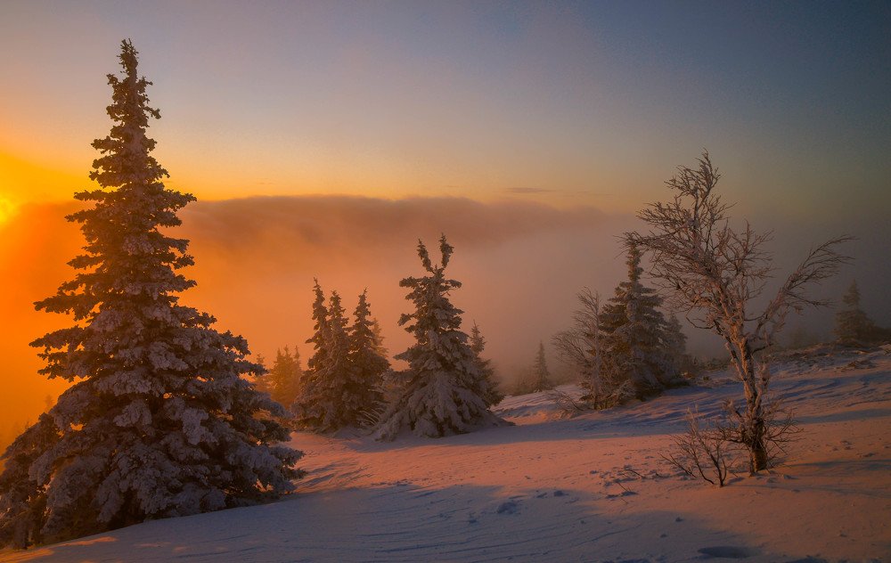 Рассвет на Уреньге..