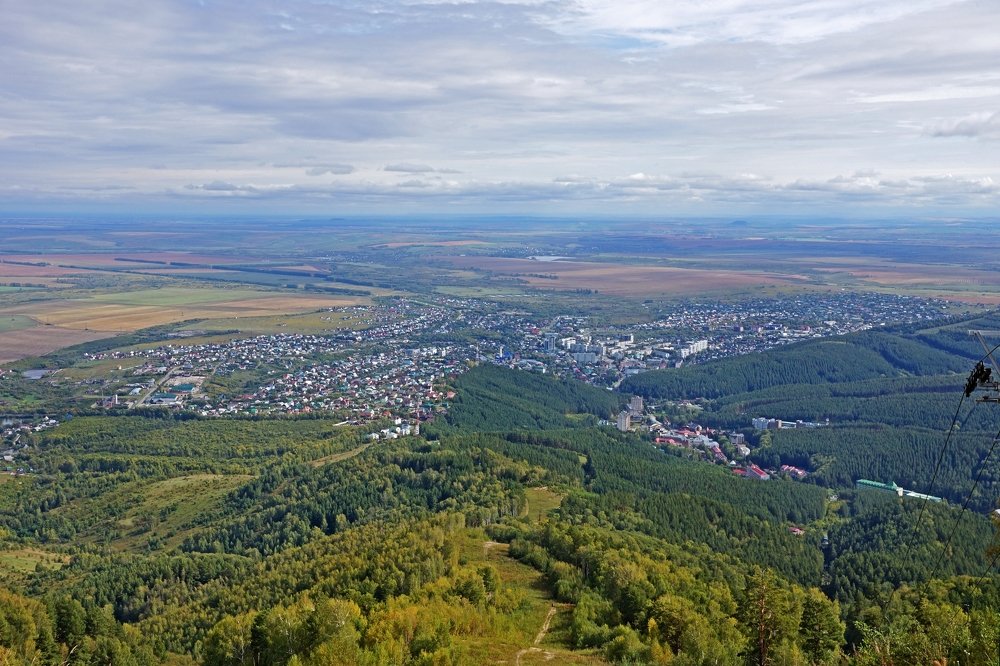 Белокуриха. Вид с горы Церковка.