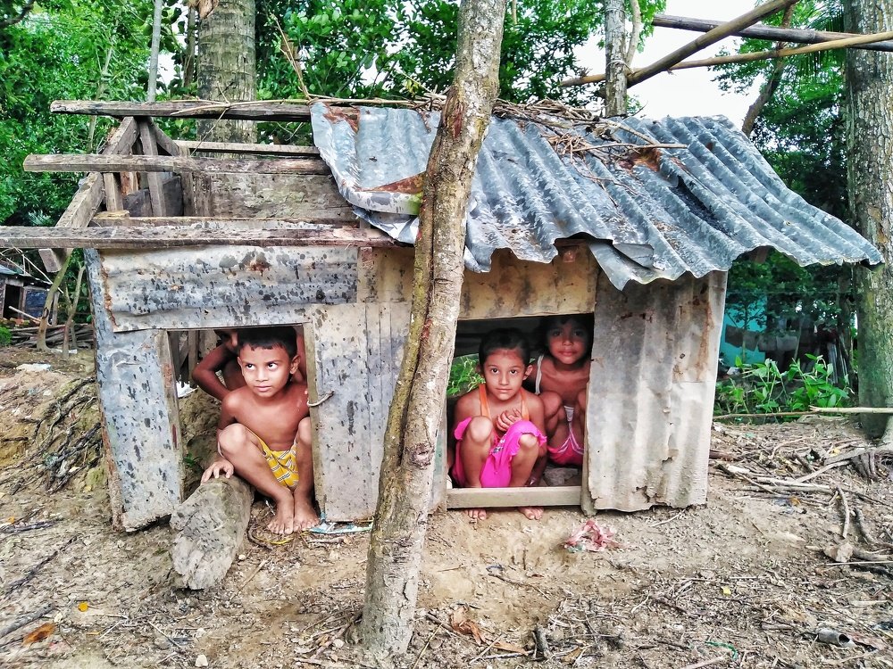 Childhood In A Hut