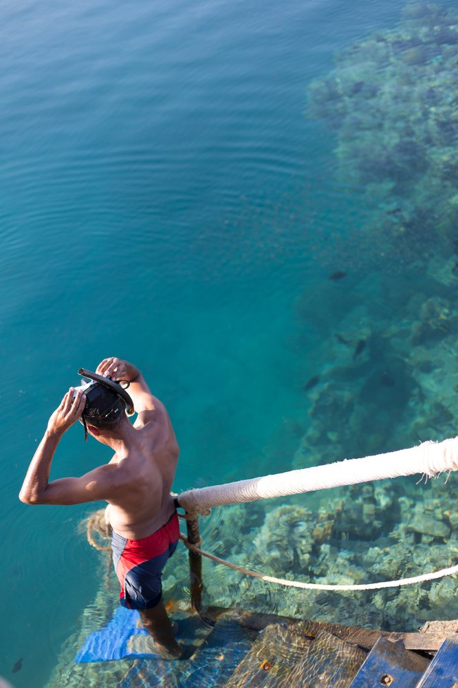 Перед погружением