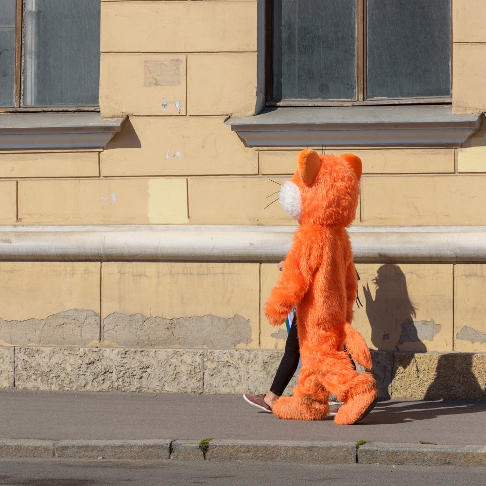 Тень: женщина - кошка. Соединение двух теней.