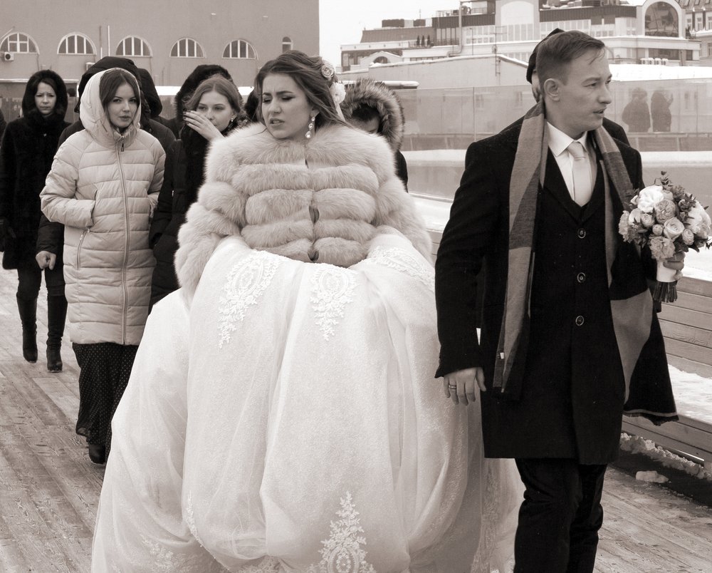 Newly married couple