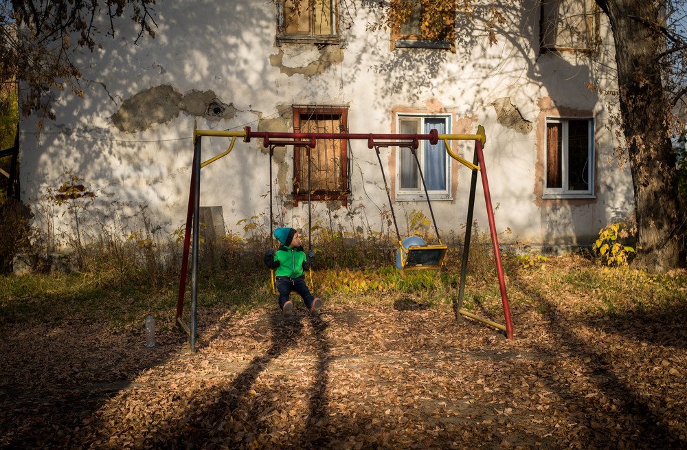 Старенький дворик