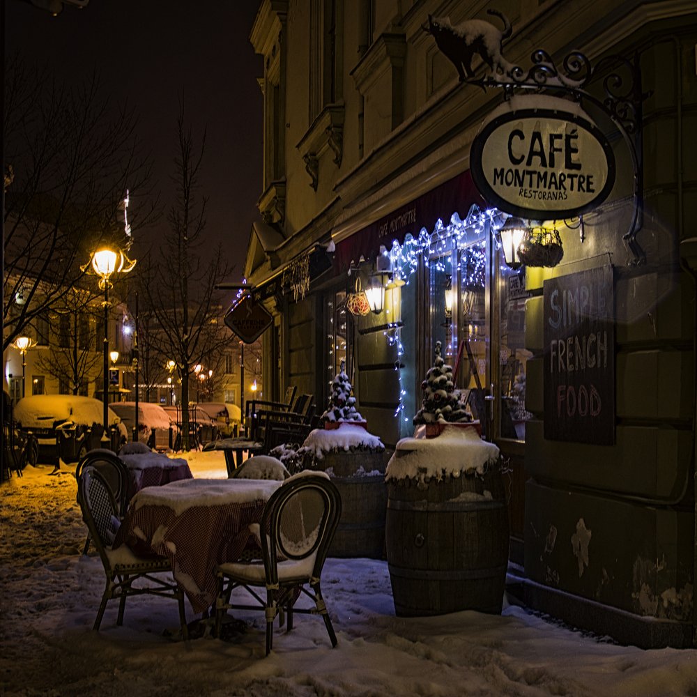 Заснеженный Вильнюс 2018