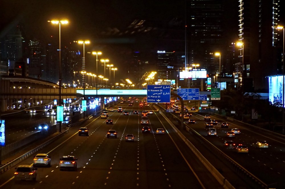 Ночь в мегаполисе.