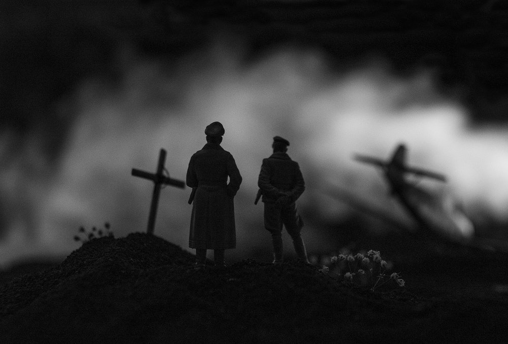 С неба в землю