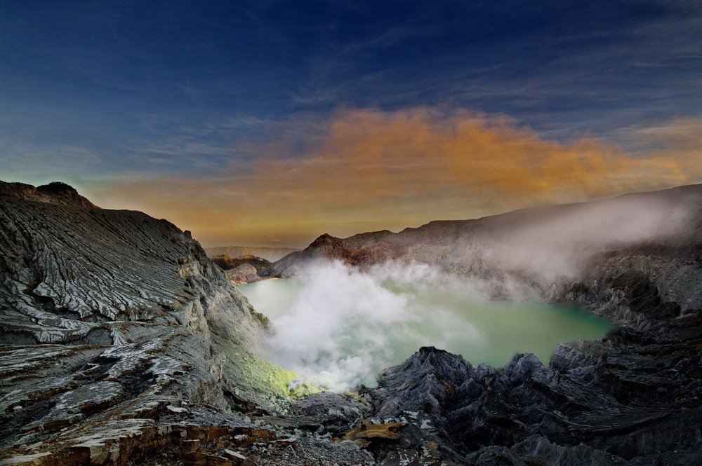 Mount Ijen volcano