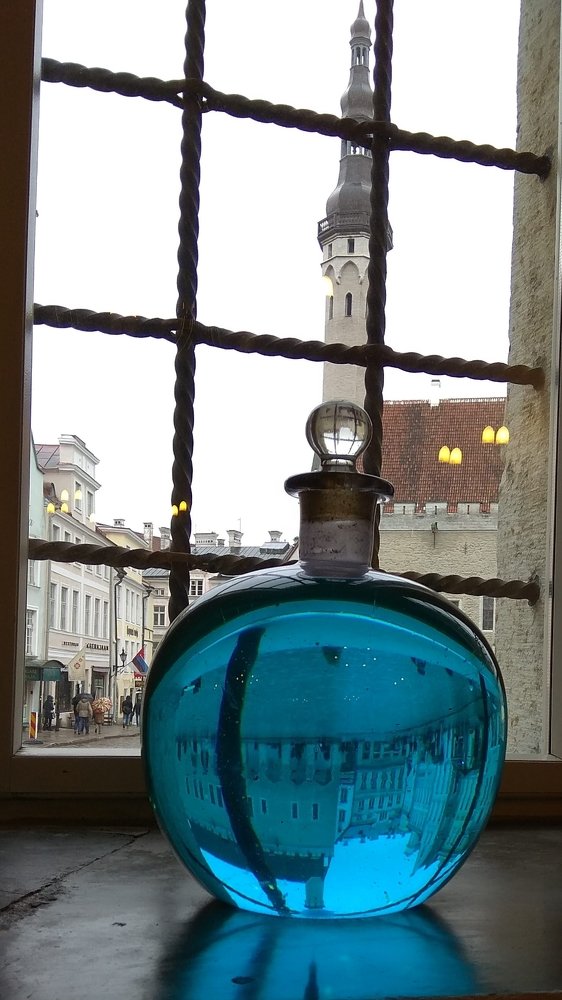 Between the past and the future.