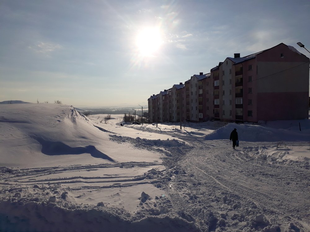 низкое солце