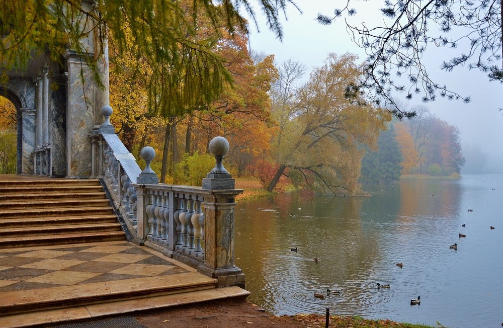 Мраморный мост, Екатерининский парк .