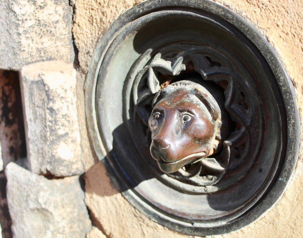 an ancient door bell