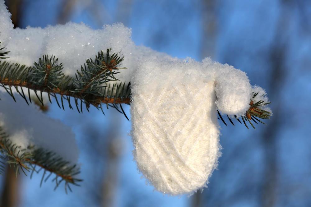 Снегурочка забыла рукавичку
