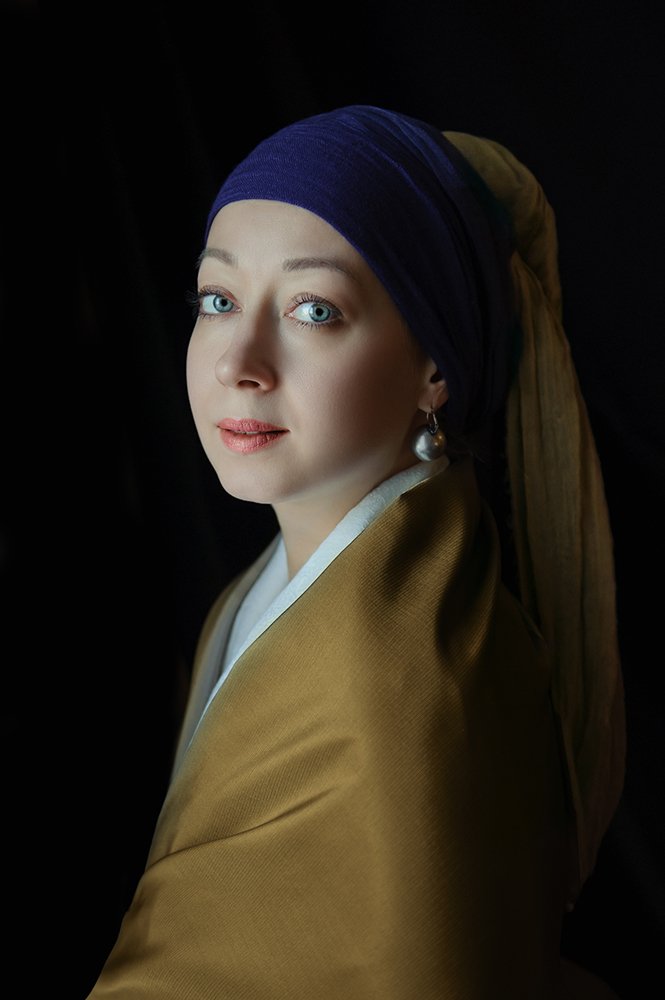 Девушка с сережкой.