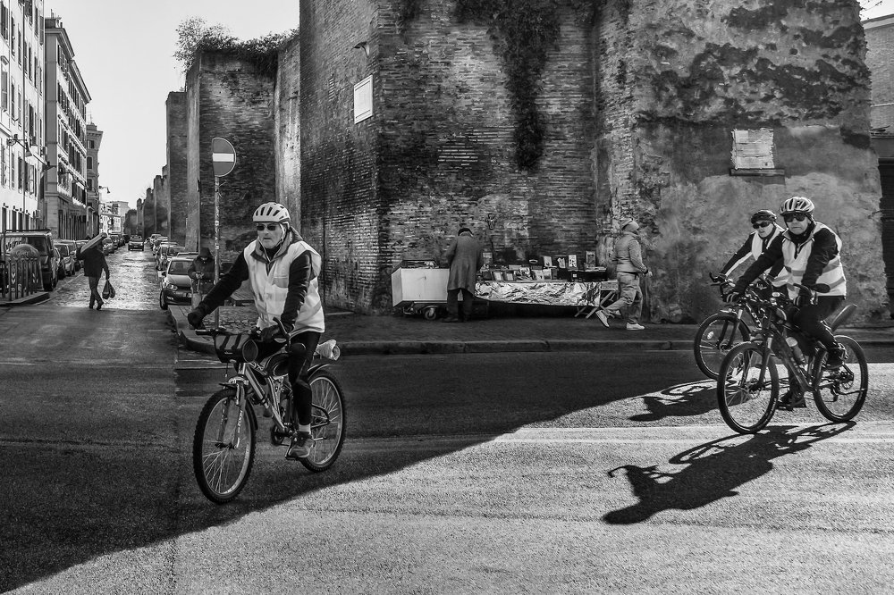 Пять велосипедистов