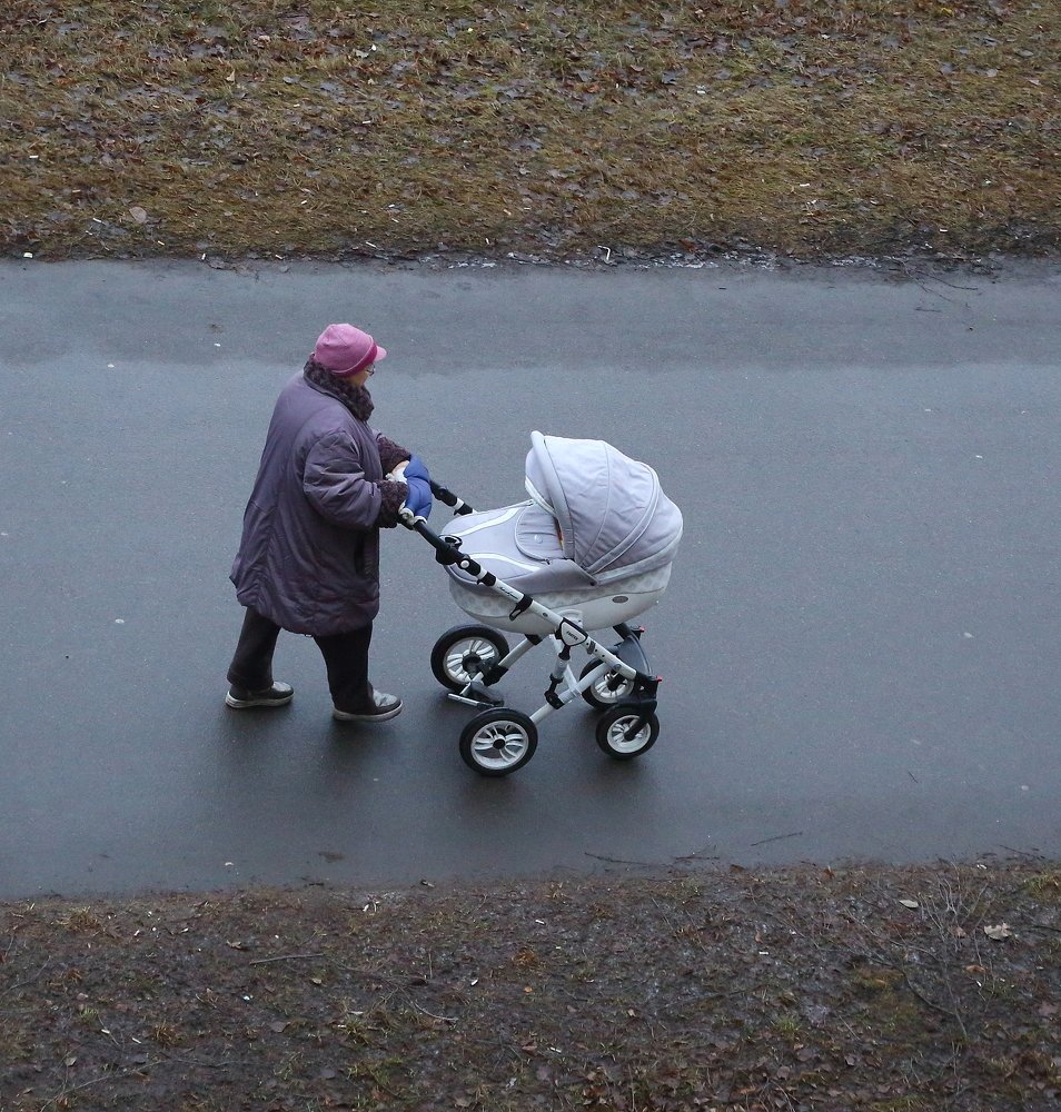 Дама с коляской