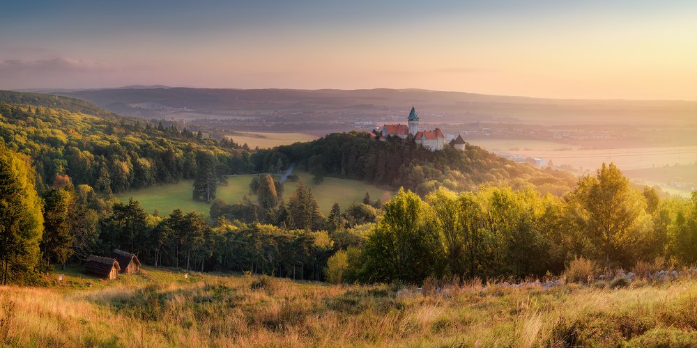 Above Smolenice Castle