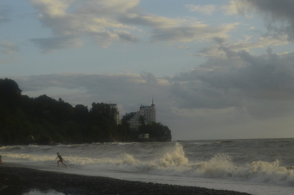 Шторм на море