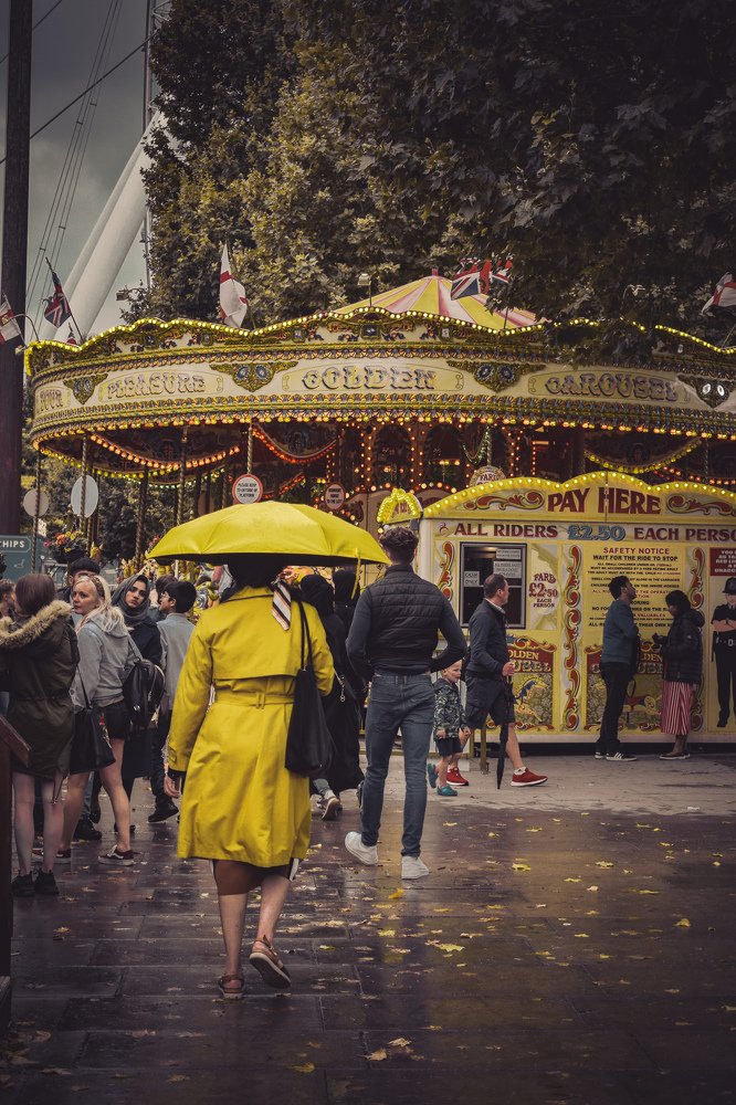 The girl who wore mustard