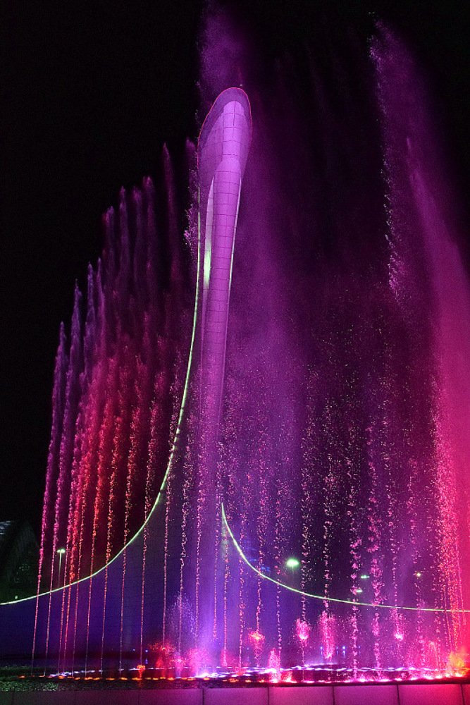 Сочи, олимпийский фонтан.