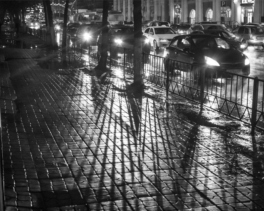 December in the Rain...