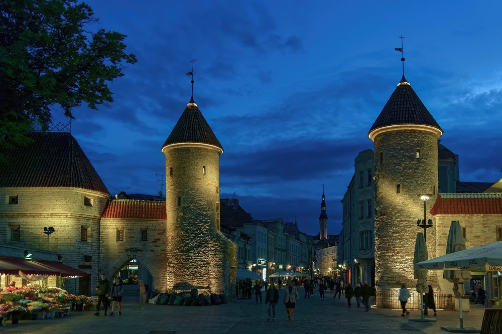 Viru Gate. Tallinn. Estonia