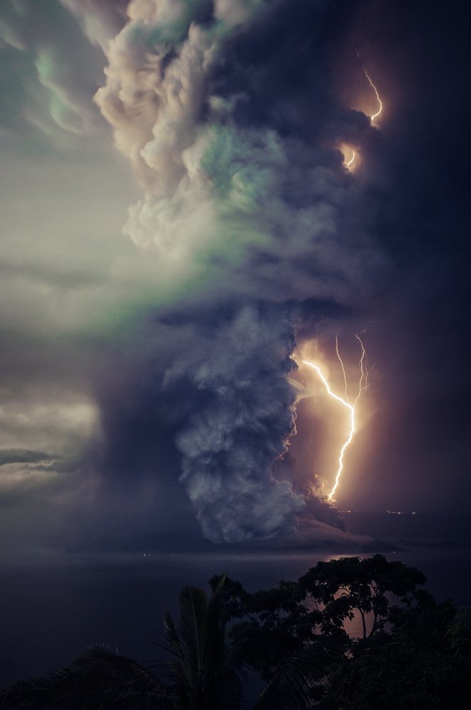 Taal Volcano Eruption