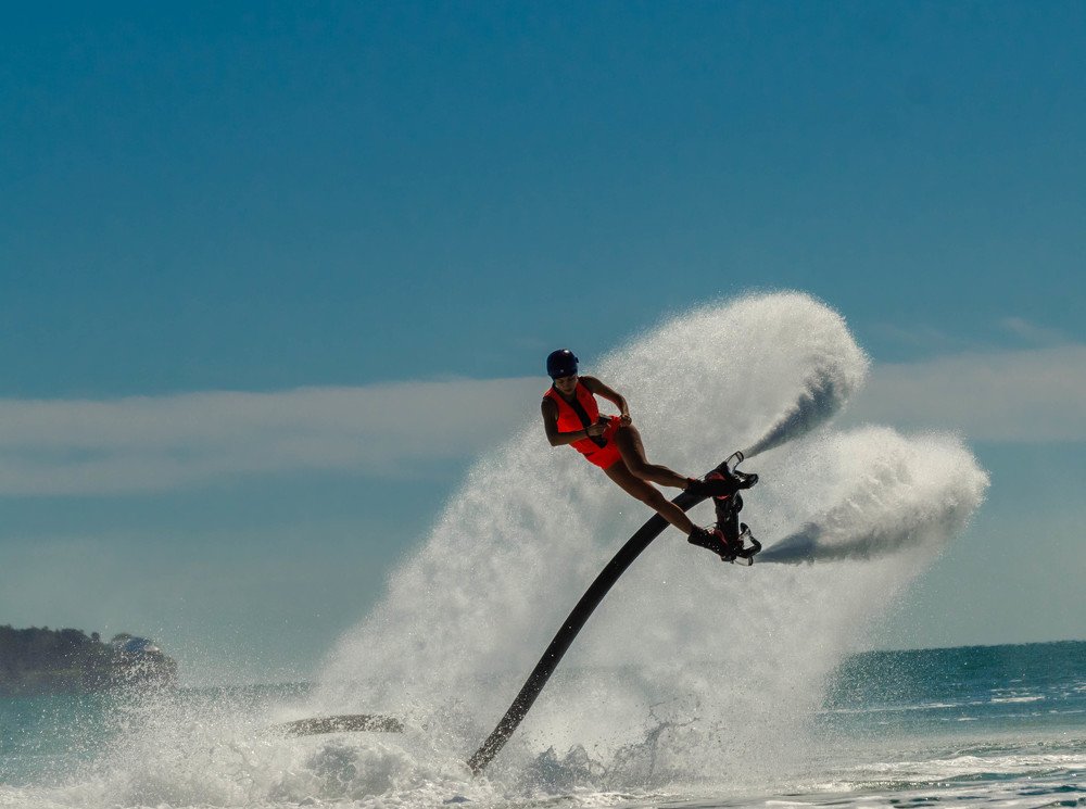 Flyboard girl