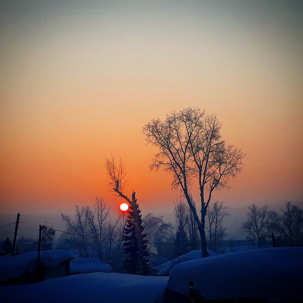 морозный восход