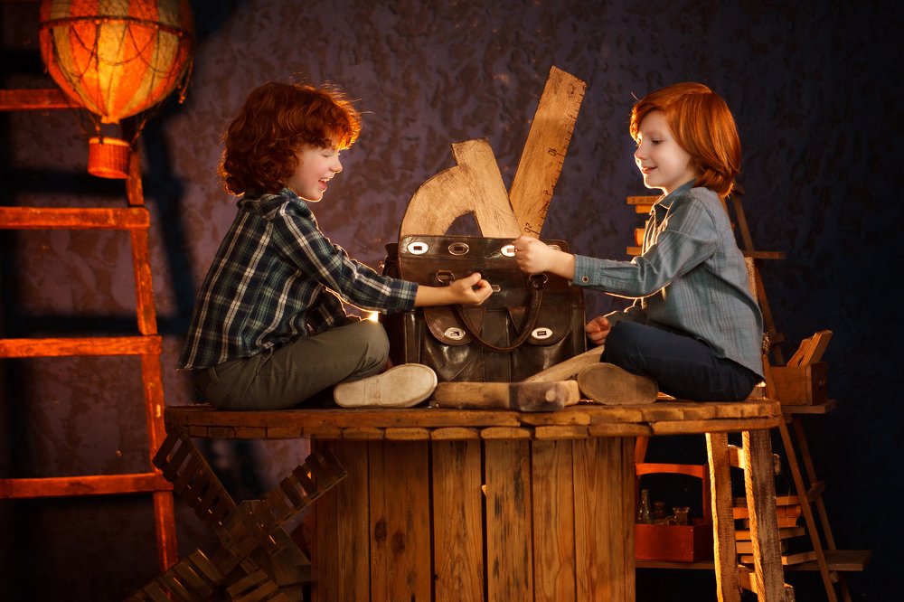 Беззаботное детство.