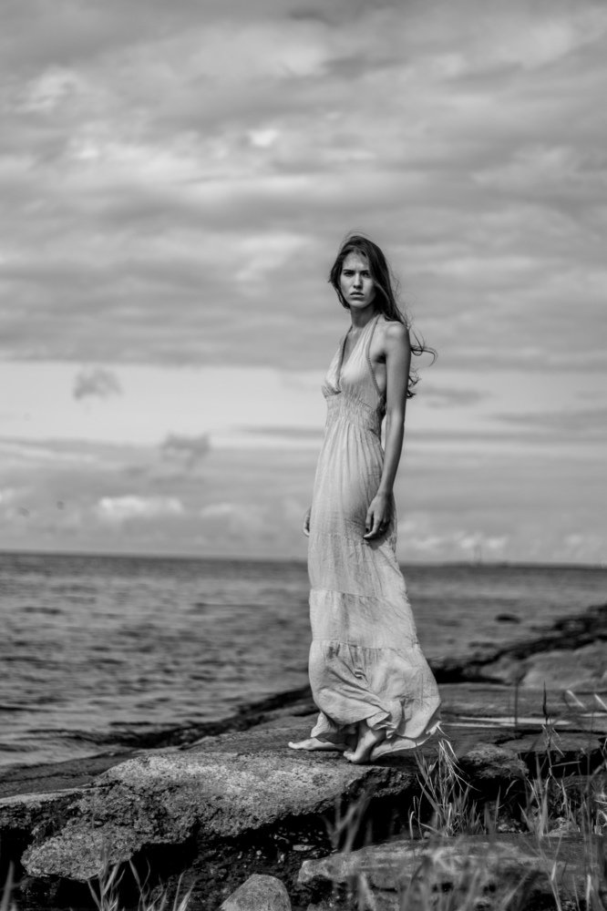 Marta at the sun