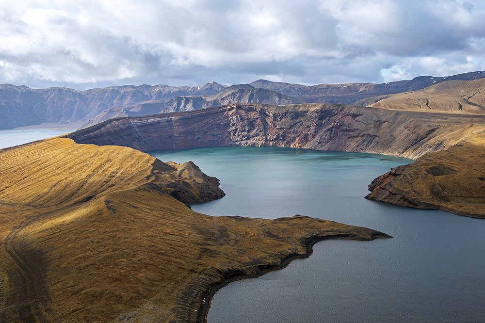 The Ksudach Volcano. Kamchatka Region