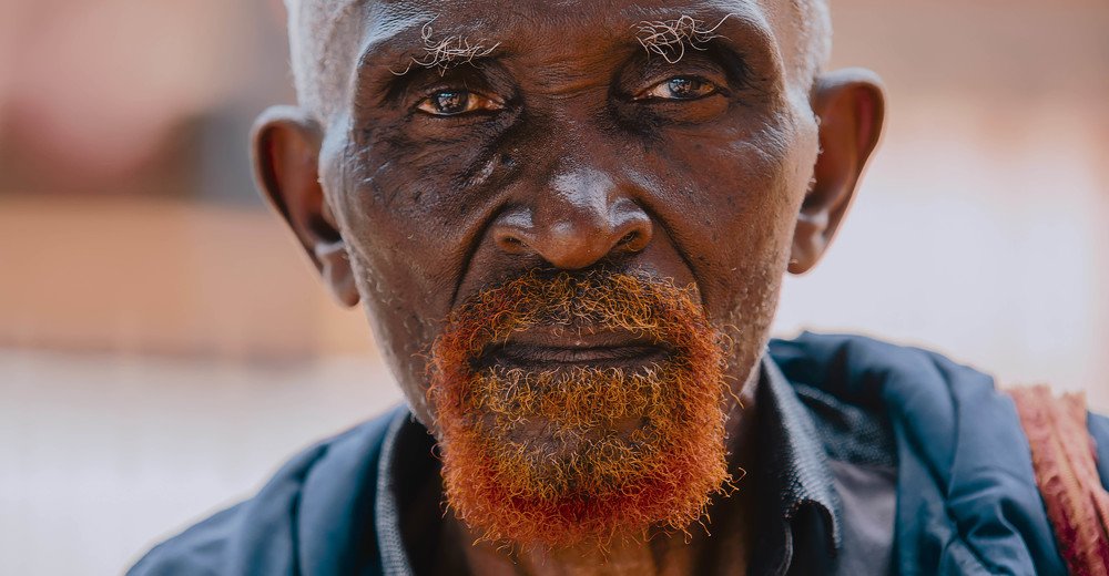 A man with red beard
