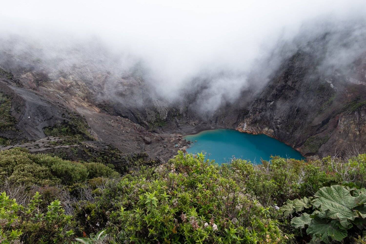Caída de la neblina.
