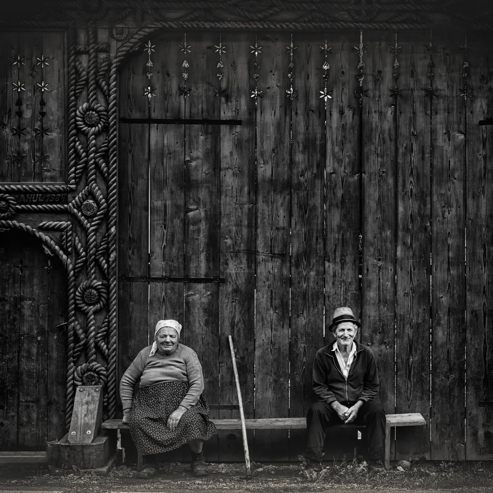 Love Story... A couple from a rural village in  Maramures in Romania