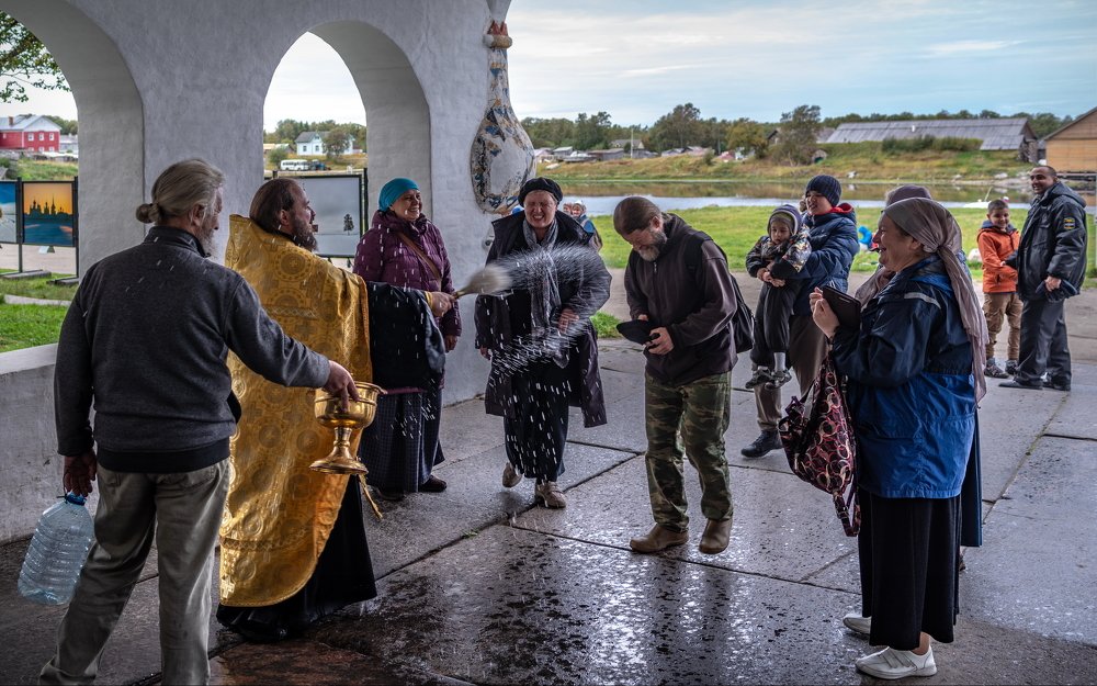 Окропление по Соловецки.