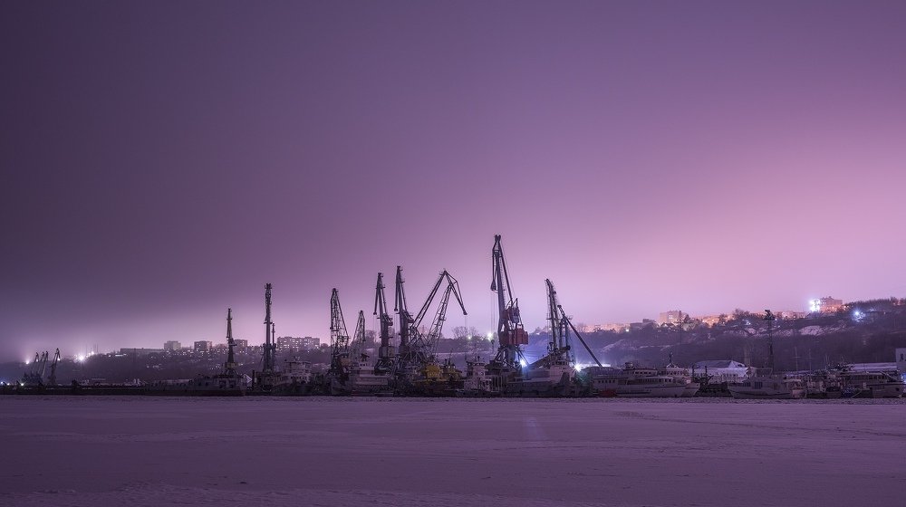 Речной порт.