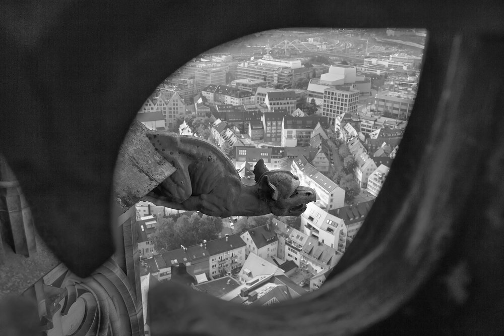 Скульптурные украшения Ульмского собора.