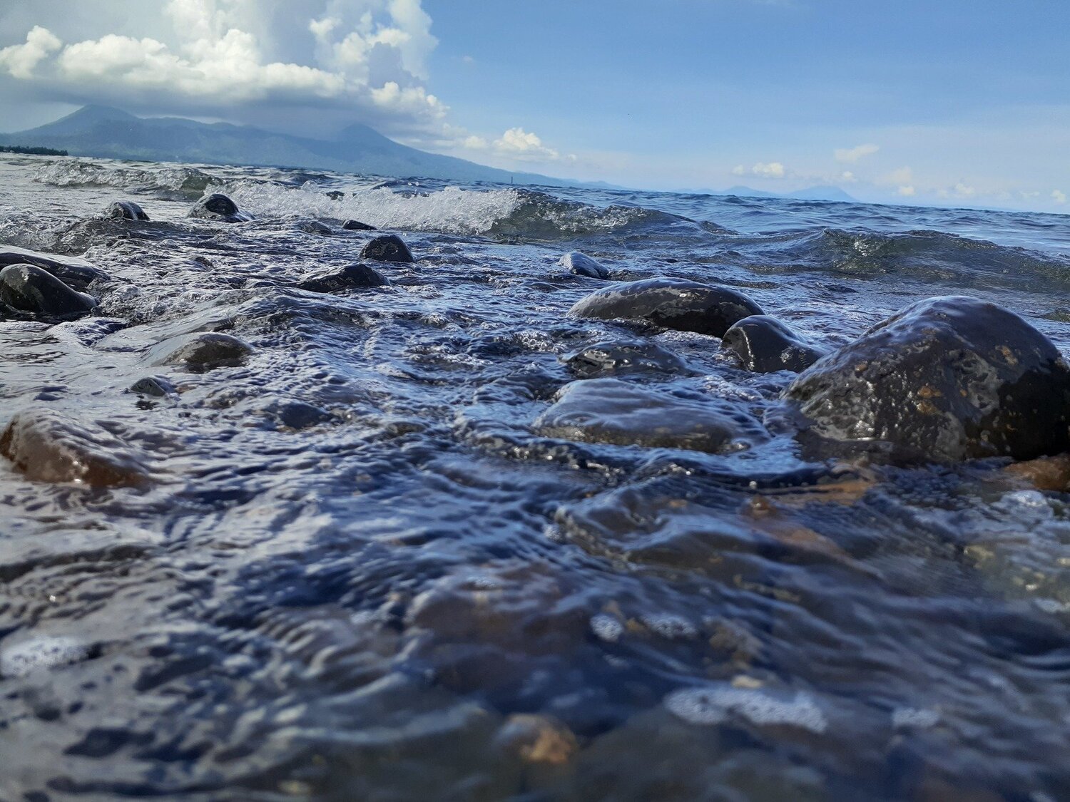 Stone by the sea
