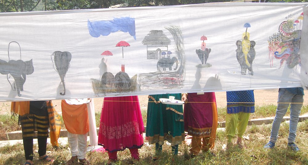 Half elephant.......