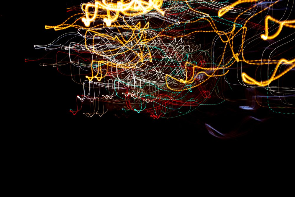 Городские огни.