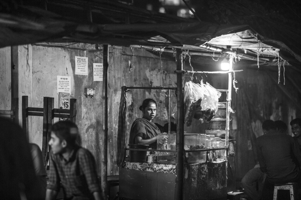 Street Tea stall worker