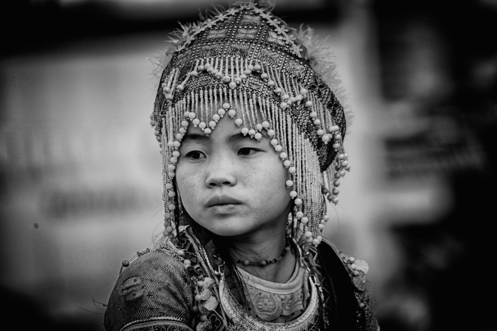 the gaze of a little girl