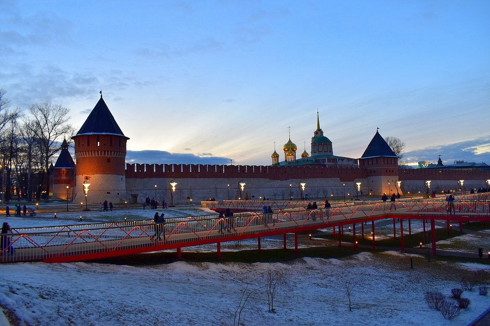 Зимний вечер в Туле.