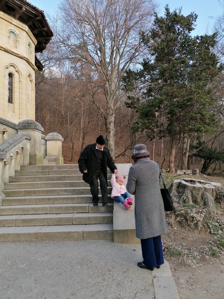 Spending birthday with grandparents