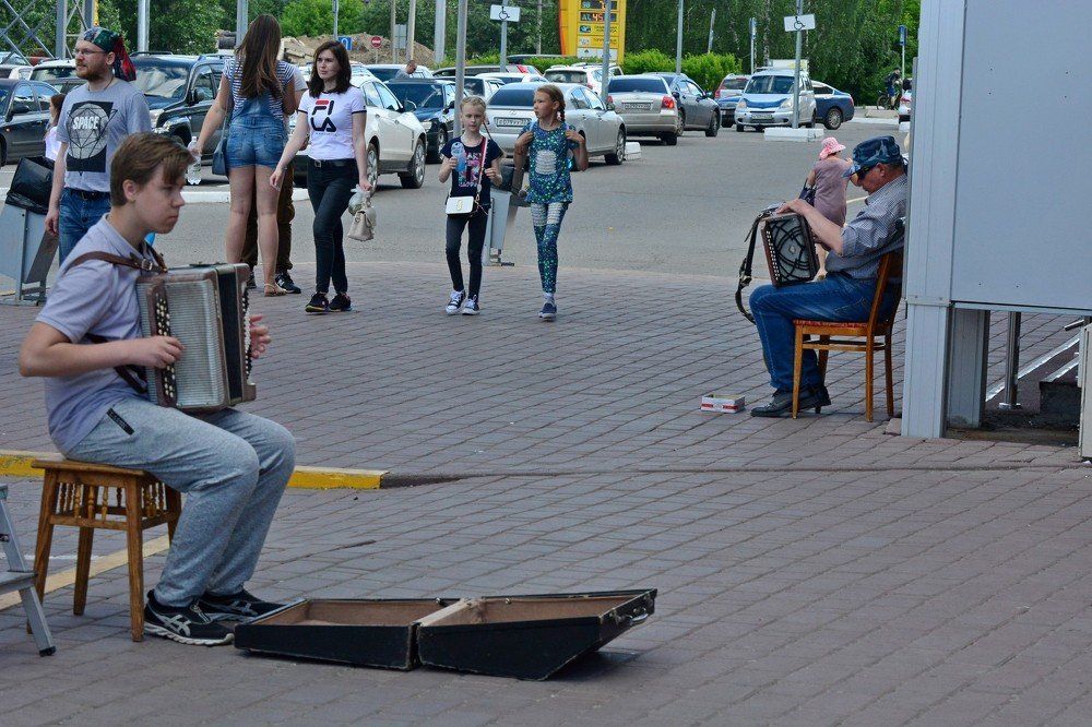 уличные музыканты