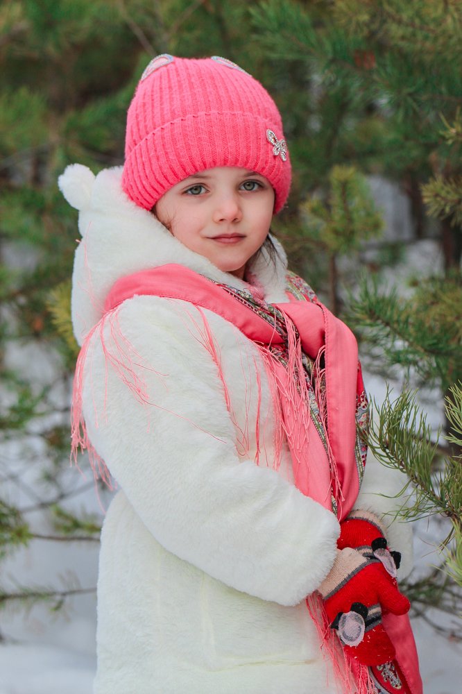 В зимнем лесу