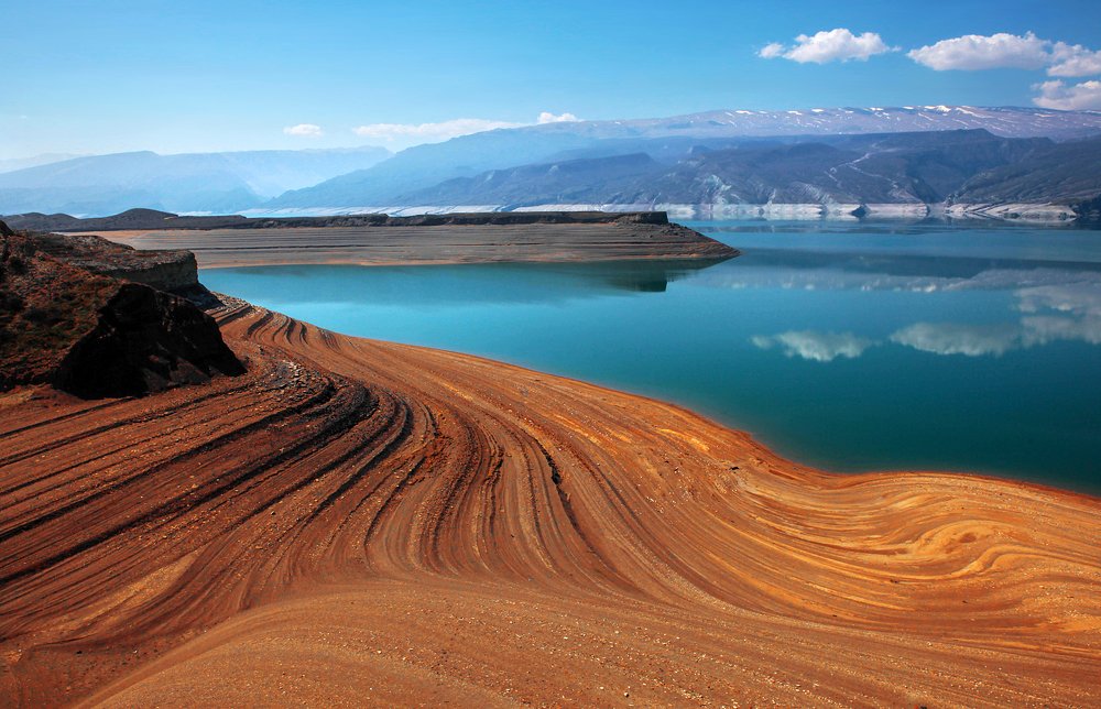 Чиркейское водохранилище..